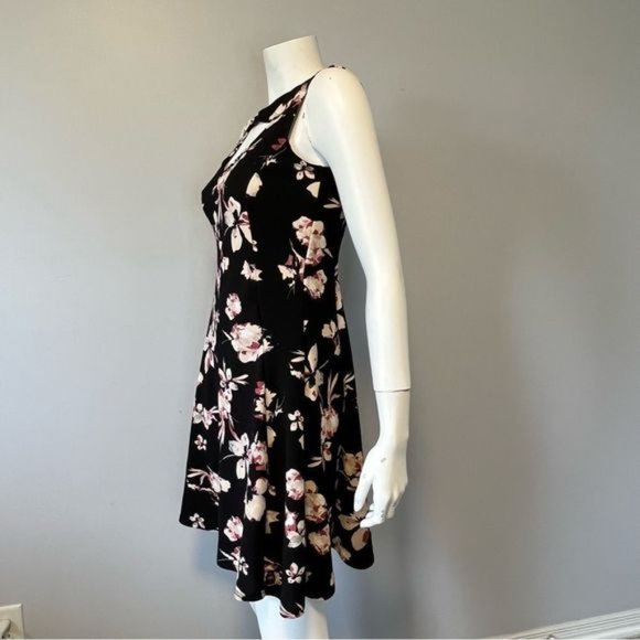 Lilly Morgan floral print fit and flare summer spring dress size small - Picture 3 of 10